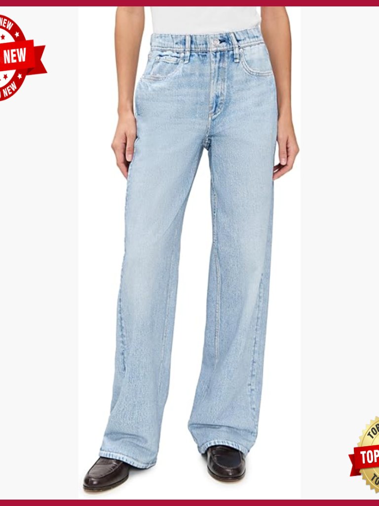 Wide Leg Terry Pull-On Jeans, Lightweight French Terry, Sweatpants Style
